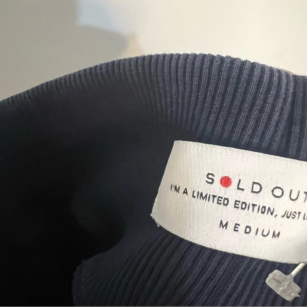 Sold out nyc THE CULOTTE SWEATPANT IN navy size medium - Picture 3 of 8